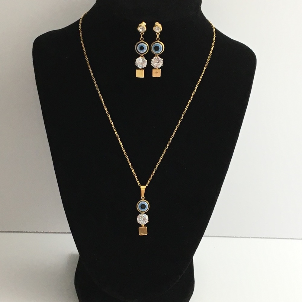 Fashion Stainless Steel Jewelry Sets earring
